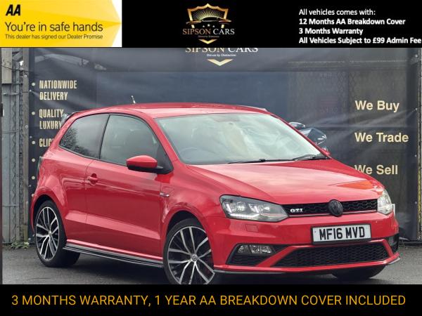 Volkswagen Polo 1.8 TSI BlueMotion Tech GTI Hatchback 3dr Petrol DSG Euro 6 (s/s) (192 ps)