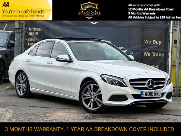 Mercedes-Benz C Class 2.0 C350e 6.4kWh Sport (Premium Plus) Saloon 4dr Petrol Plug-in Hybrid G-Tronic+ Euro 6 (s/s) (293 ps)