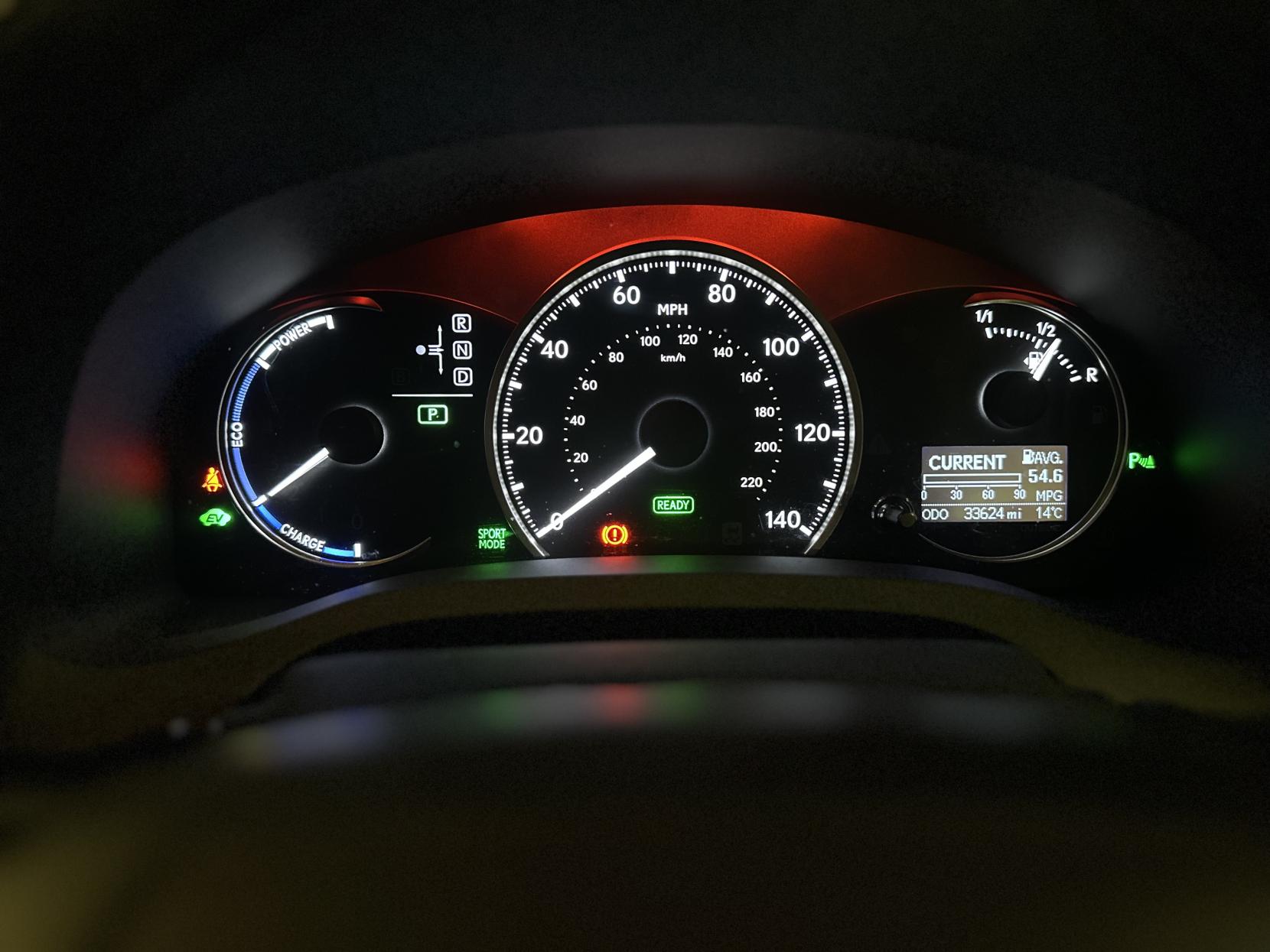Lexus CT 1.8 200h Advance Hatchback 5dr Petrol Hybrid CVT Euro 6 (s/s) (136 ps)