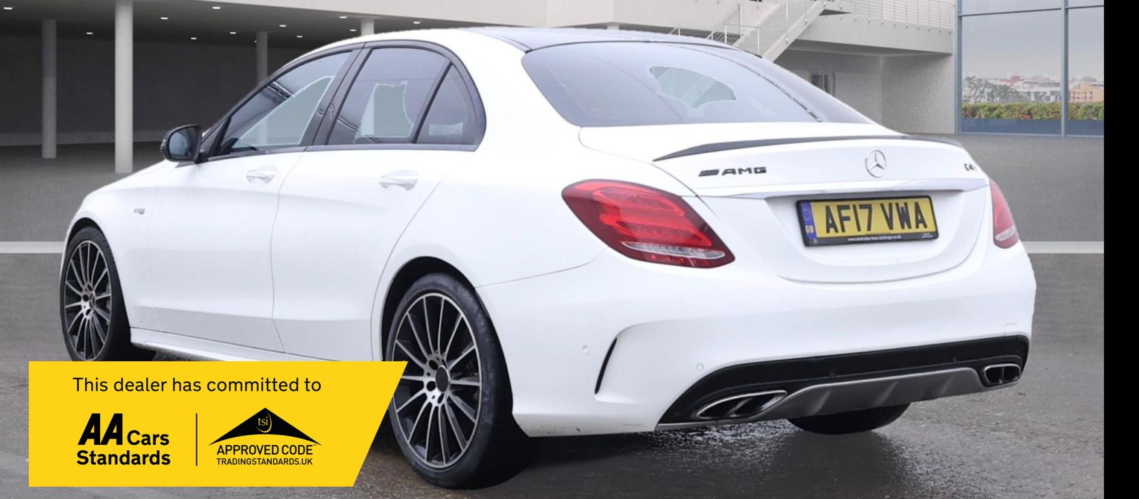 Mercedes-Benz C Class 3.0 C43 V6 AMG (Premium Plus) Saloon 4dr Petrol G-Tronic+ 4MATIC Euro 6 (s/s) (367 ps)