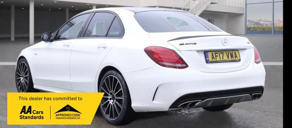 Mercedes-Benz C Class 3.0 C43 V6 AMG (Premium Plus) Saloon 4dr Petrol G-Tronic+ 4MATIC Euro 6 (s/s) (367 ps)