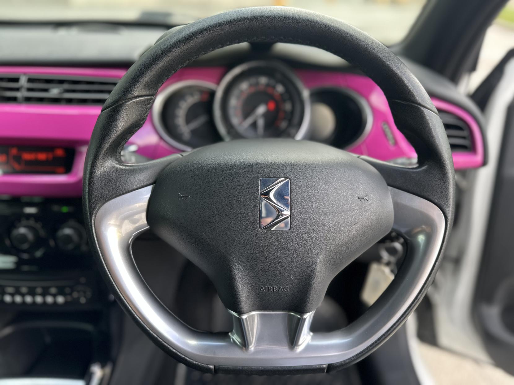 Citroen DS3 1.6 VTi DStyle Pink Hatchback 3dr Petrol Manual Euro 5 (120 ps)