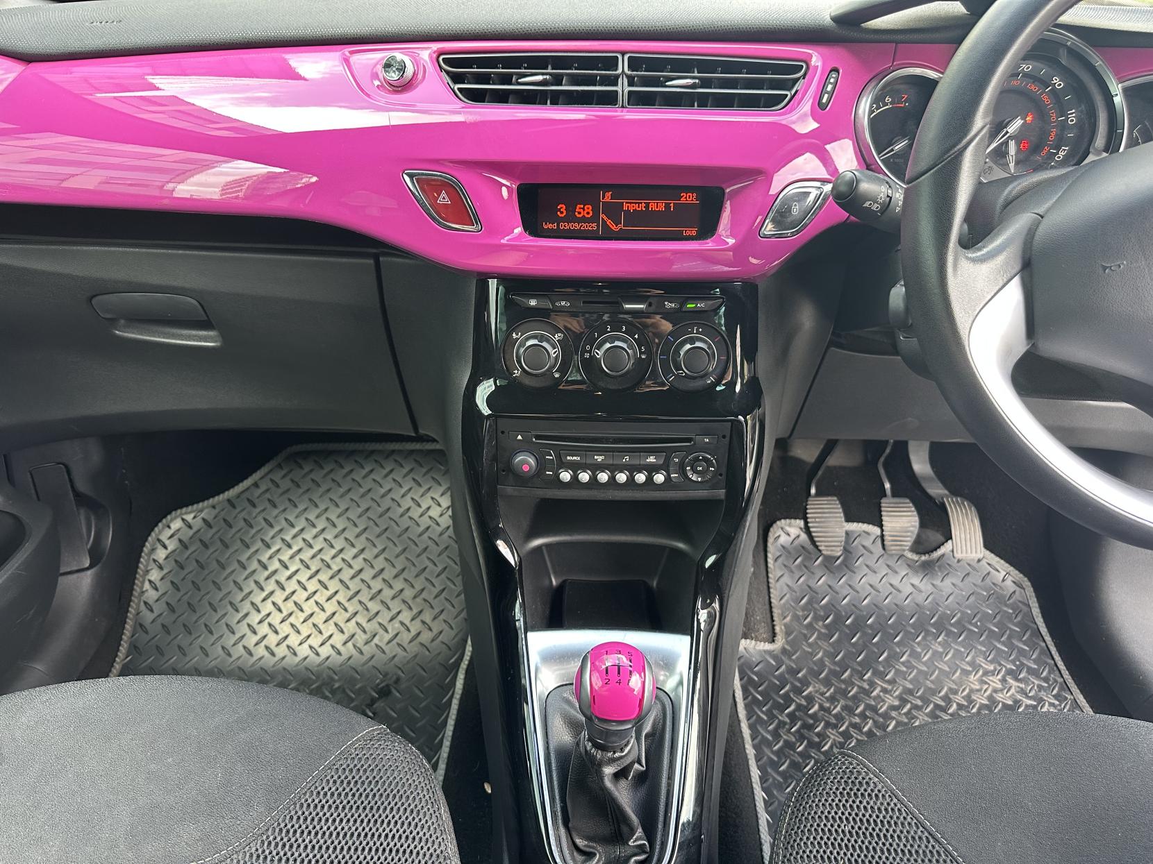 Citroen DS3 1.6 VTi DStyle Pink Hatchback 3dr Petrol Manual Euro 5 (120 ps)