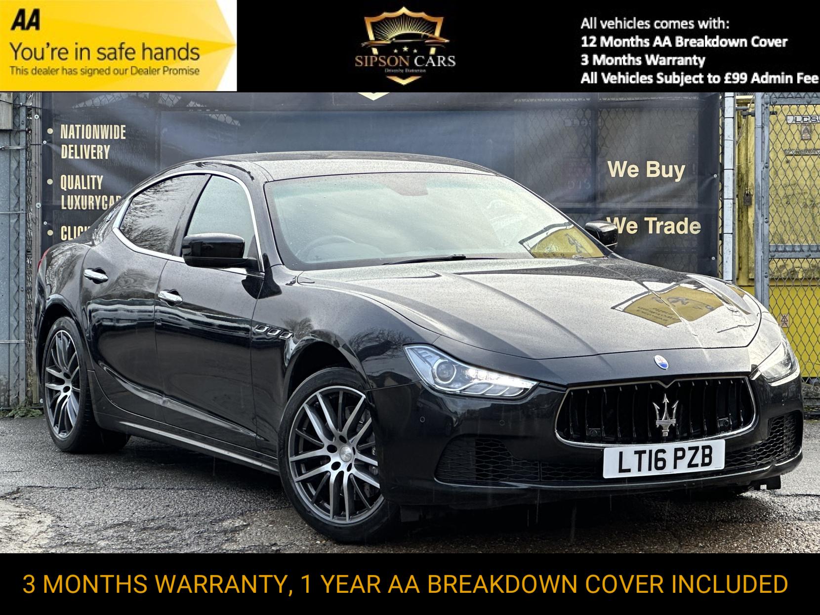 Maserati Ghibli 3.0D V6 Saloon 4dr Diesel ZF Euro 5 (s/s) (275 ps)
