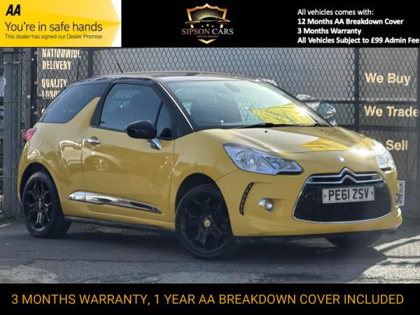 Citroen DS3 1.6 VTi DStyle Plus Hatchback 3dr Petrol Manual Euro 5 (120 ps)