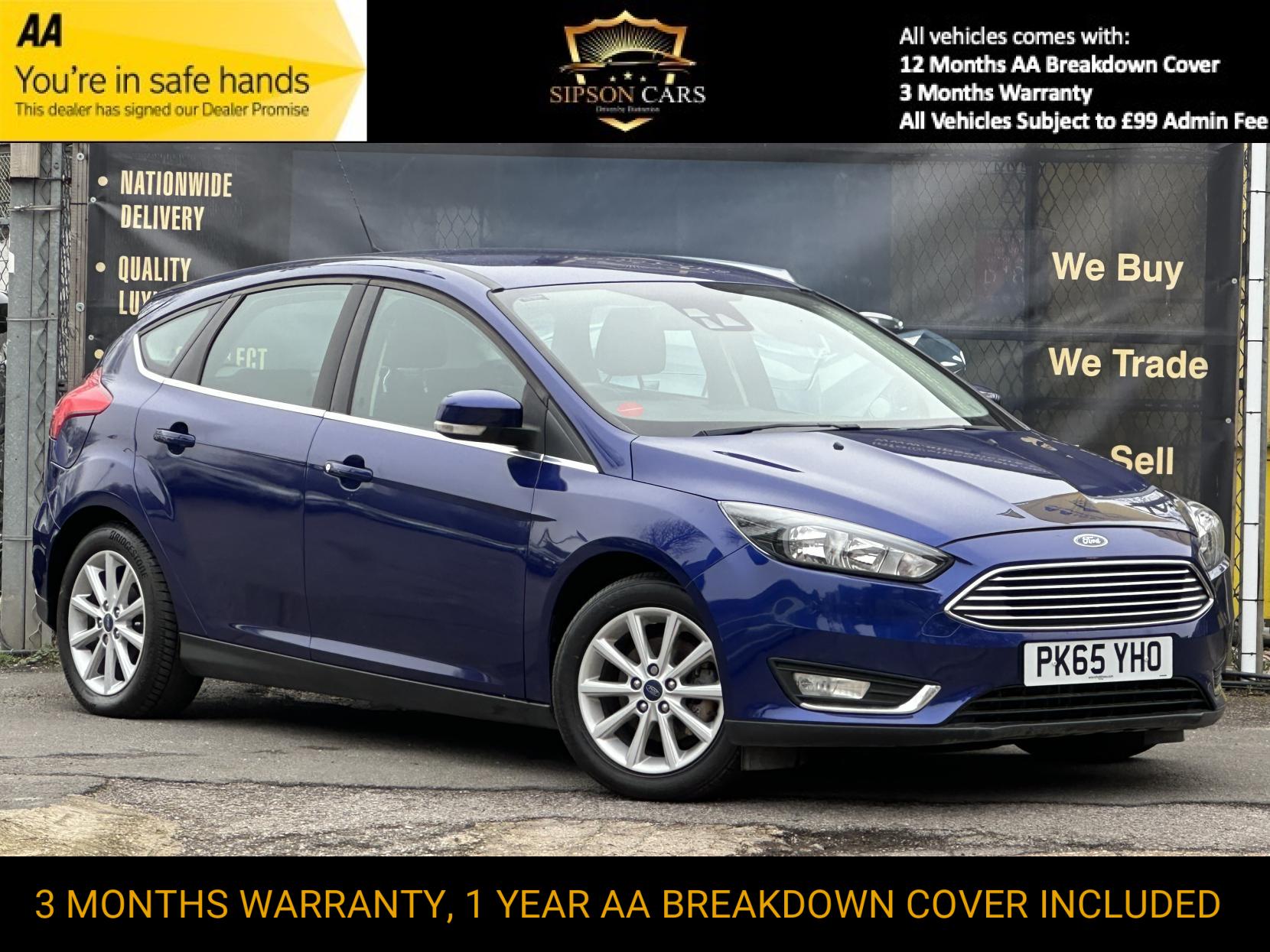 Ford Focus 1.6 Titanium Hatchback 5dr Petrol Powershift Euro 6 (125 ps)