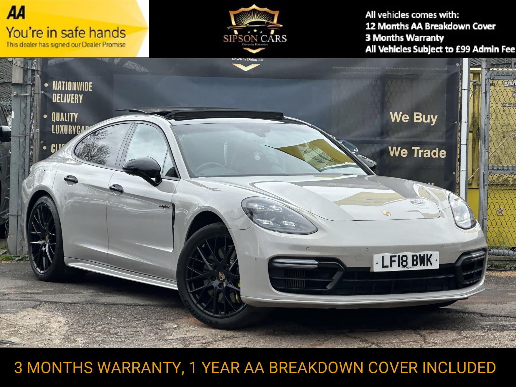 Porsche Panamera 2.9 V6 E-Hybrid 14kWh 4 Saloon 5dr Petrol Plug-in Hybrid PDK 4WD Euro 6 (s/s) (462 ps)