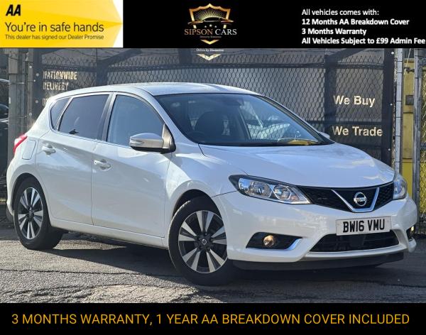 Nissan Pulsar 1.2 DIG-T N-Connecta Hatchback 5dr Petrol XTRON Euro 6 (s/s) (115 ps)