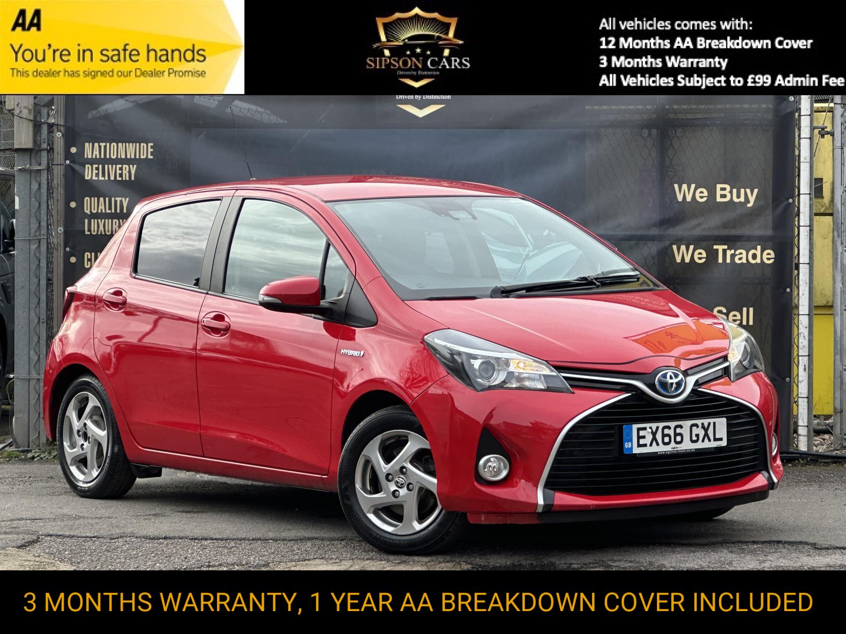 Toyota Yaris 1.5 VVT-h Icon Hatchback 5dr Petrol Hybrid E-CVT Euro 6 (Safety Sense) (101 ps)