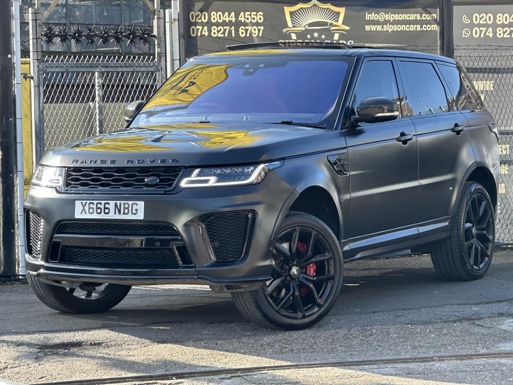 Land Rover Range Rover Sport 5.0 P575 V8 SVR SUV 5dr Petrol Auto 4WD Euro 6 (s/s) (575 ps)